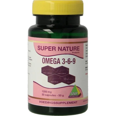 Afbeelding van Snp Omega 3 6 9 1200mg, 30 Soft tabs