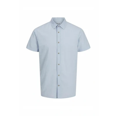 Afbeelding van Jack &amp; Jones Comfort FIT Overhemd, Heren, Maat: Small, Chambray blue