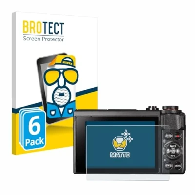 Afbeelding van BROTECT Screenprotector voor Canon PowerShot G7 X Mark II Folie Beschermfolie matte (6 Stuks)
