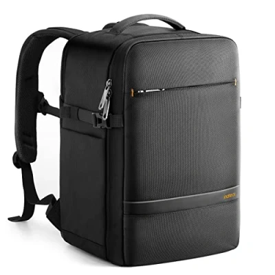 Afbeelding van Inateck Ryanair Handbagage, 40 x 20 25 cm, reisrugzak, vliegtuig, laptoprugzak, compatibel met 14 inch MacBook Pro, spatwaterdicht, voor dames en heren, trolley riem 2 handgrepen