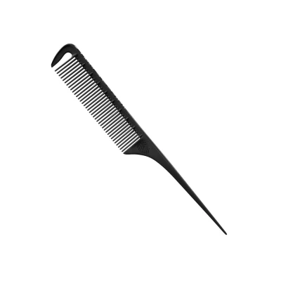 Afbeelding van Curve O Kam Loves Color Tail Comb Super Fine Black 1St