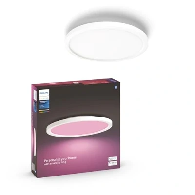 Afbeelding van Philips Hue Surimu paneellamp White and Color rond wit