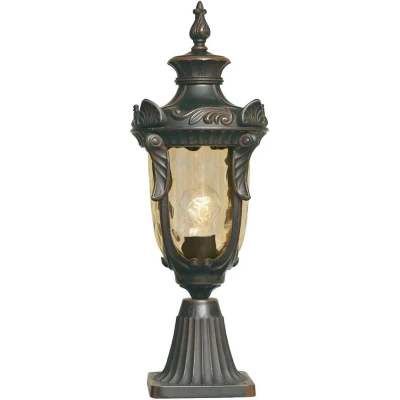 Afbeelding van Elstead Lighting Mini LED Tuin Pilaar Philadelphia 1X E27 Max 60W IP44 (Outdoor) Old Bronze