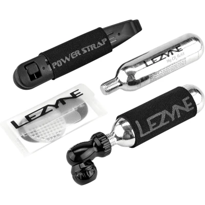 Afbeelding van Lezyne Repair kit Reparatieset fiets Twin Speed drive, 2 x Co2 Patroon 16 gr, Power levers &amp; Smart Zwart
