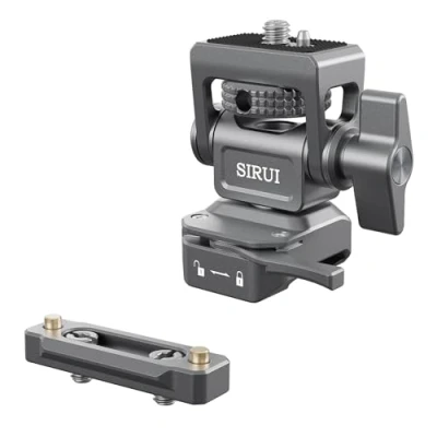 Afbeelding van SIRUI Camera monitorhouder met NATO systeemhouder, 360 draaibare en 180 kantelbare veldmonitorhouder voor 5 inch 7 monitoren, rail inbegrepen, AM MTN