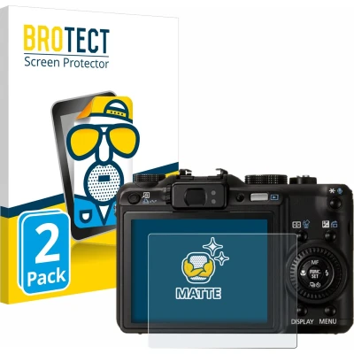Afbeelding van BROTECT Screenprotector voor Canon PowerShot G9 Folie Beschermfolie matte (2 Stuks)