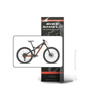 Afbeelding van Bikeshield frame bescherming Halfpack matte protectie sticker fiets folie onderbuis ketting kabel