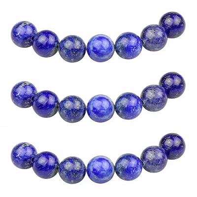 Afbeelding van MJDCB 4mm 85 stuks Stenen Kralen Lapis Lazuli Ronde Losse Natuurlijke Blauw Halfedelsteen Voor het Maken van Sieraden Armbanden Kettingen