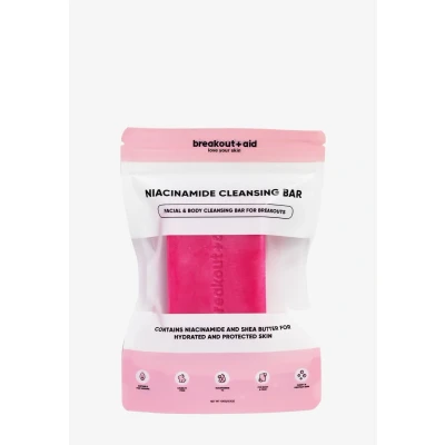 Afbeelding van Breakout+aid® Niacinamide &amp; Shea butter Face wash Cleansing Bar Gezichts lichaamsreinigende zeep Reinigingszeep Tegen puistjes Zuivere huid