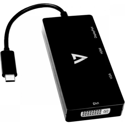 Afbeelding van Hub USB V7 V7UC DPHDVGADVI BLK