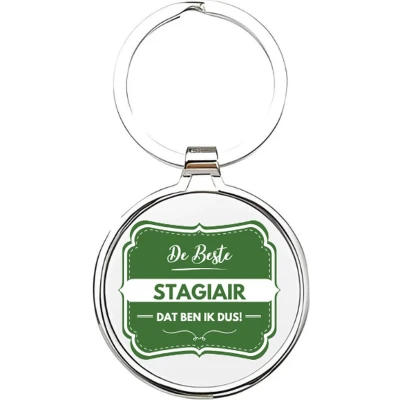 Afbeelding van Akyol de beste stagiaire, dat ben ik dus Sleutelhanger stagiair stagiaires stage afscheidscadeau stagiaire afscheid cadeau leuk kado voor iemand die loopt 4 x 7,5 CM