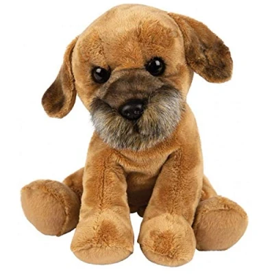 Afbeelding van Pluche knuffel dieren Border Terrier hond 22 cm Speelgoed knuffelbeesten Honden soorten