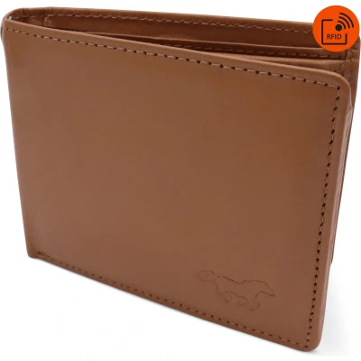 Afbeelding van Safekeepers Heren Portemonnee Mannen RFID Protected Wallet Bruin