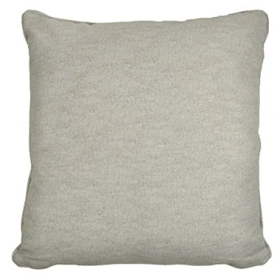 Afbeelding van Fusion Sorbonne 100% Katoen Gevuld Kussen 43x43 cm in Zilver