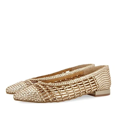 Afbeelding van Gioseppo Sagada Ballerina&#039;s, Dames, Maat: 38, Oro Leer