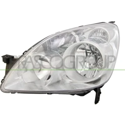 Afbeelding van PRASCO HD8264914 Koplampen Links H4 geel voor rechtsrijdend verkeer HONDA: CR V II (RD) 2.0, 2.2 CTDi, 2.4 Vtec 4WD 2001 2007