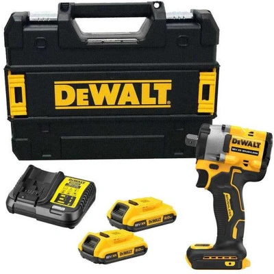 Afbeelding van DeWalt DCF922D2T QW 18V XR Brushless Compacte Slagsmoersleutel met 1/2&quot; Pinaansluiting 2 x 2.0Ah in Tstak
