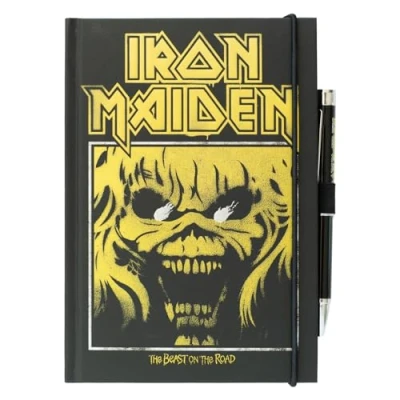 Afbeelding van Grupo Erik Notitieboek Iron Maiden A5 met pen Stippelpunt, Notebook, Intieme Dagboek, Schoolbenodigdheden