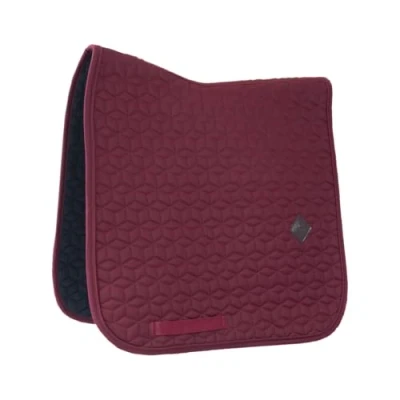 Afbeelding van Kentucky Horsewear Zadeldek Basic Donkerrood Dressuur