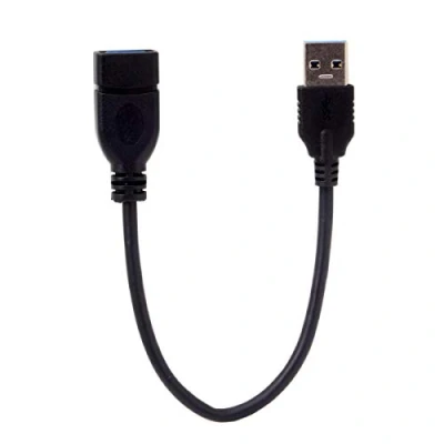 Afbeelding van Cablecc USB 3.0 Type A Mannelijk naar Vrouwelijke Verlengkabel 20 cm 5 Gbps