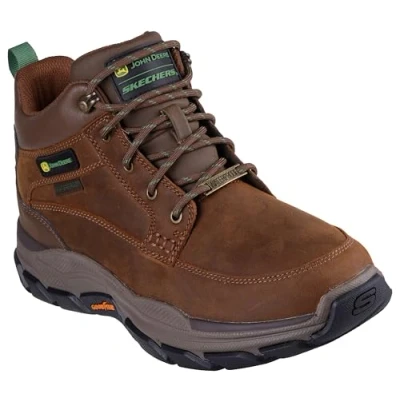 Afbeelding van Skechers X John Deere Respected Landin enkellaars voor heren, Bruin, 45.5 EU