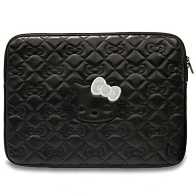 Afbeelding van Hello Kitty sleeve geschikt voor MacBook Air 13&#039;&#039; (M2/M3)/MacBook Pro/MacBook Pro/MacBook/MacBook/MacBook Zwart Kunstleer