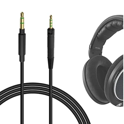 Afbeelding van Geekria QuickFit vervangingskabel voor hoofdtelefoon HD598, HD558, HD518, audiokabel, verlengkabel, vervangende audiokabel (TPE/3,5 mm mannelijk naar 2,5 mannelijk)