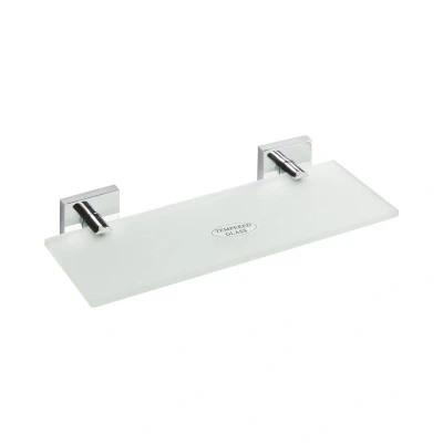 Afbeelding van Glazen Planchet Sapho X Square 60x5.5 cm Chroom
