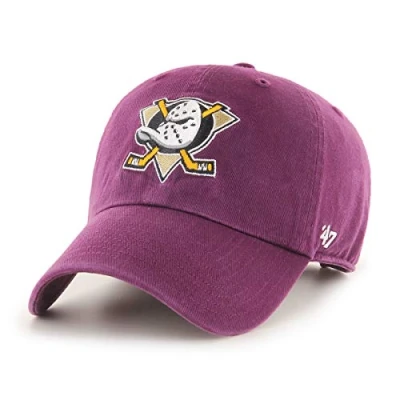 Afbeelding van &#039;47 Brand verstelbare pet CLEAN UP Anaheim Ducks Plum paars, One size