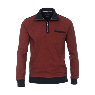 Afbeelding van Casamoda Sweater, Heren, Maat: Large, Orange