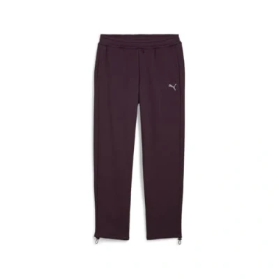 Afbeelding van Puma Motion Pants Trainingsbroek, Dames, Maat: Small, Midnight plum