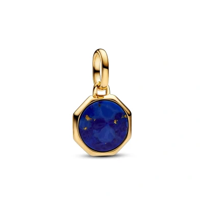 Afbeelding van Pandora 763388C01 Lapis Lazuli Blauw Hangende Bedel inStock horloge Goudkleur