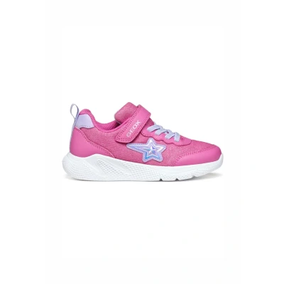 Afbeelding van Geox Sprintye Sneakers laag voor kinderen, Maat: 39, Fuchsia lilac Textiel/ synthetisch