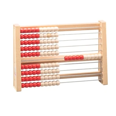 Afbeelding van WISSNER® actief leren 100 er Berekening frame rood/wit RE Wood®