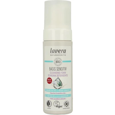 Afbeelding van Lavera Basis Sensitiv Cleansing Foam En it, 150 ml