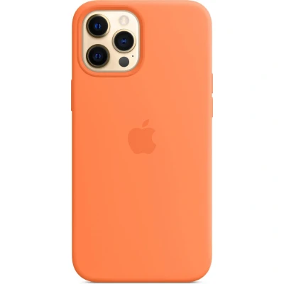 Afbeelding van Apple origineel Silicone MagSafe Case iPhone 12 Pro Max Kumquat MHL83ZM/A