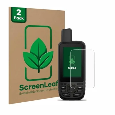 Afbeelding van ScreenLeaf Screenprotector voor Garmin GPSMAP 67 Duurzame schermbescherming Folie Beschermfolie transparant (2 Stuks)