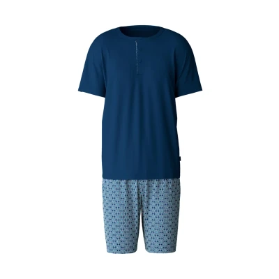 Afbeelding van Calida KURZ SET Pyjama, Heren, Maat: Medium, Pottery blue