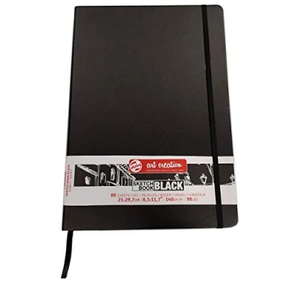 Afbeelding van SKETCH BOOK BLACK ARTCREATIE 21 x 29,7 CM