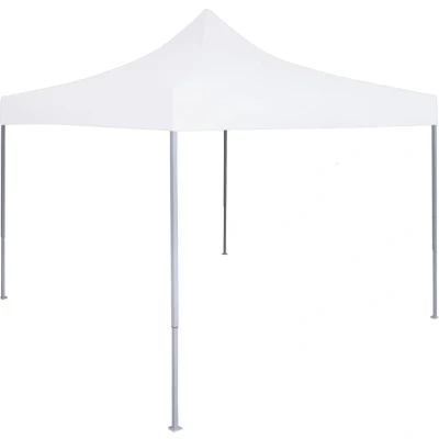 Afbeelding van vidaXL Partytent professioneel inklapbaar 2x2 m staal wit