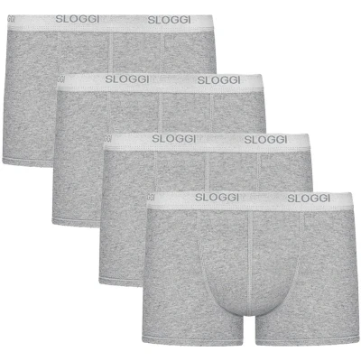 Afbeelding van Sloggi Men Basic Short 4pack Grijs 3+1 Gratis