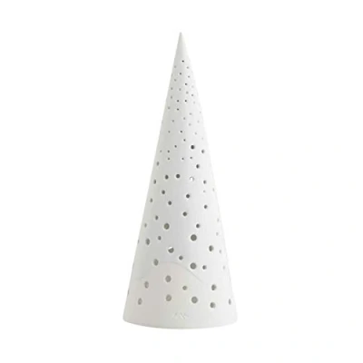 Afbeelding van Kähler, Nobili Tealight Holder H25,5 Snow White (16211), Kandelaars, Veelkleurig, Unisex Volwassene
