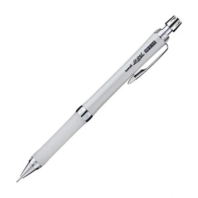 Afbeelding van Uni Alpha Gel Slim 0,5 mm mechanisch potlood met stevige grip, wit (M5809GG1P.1)
