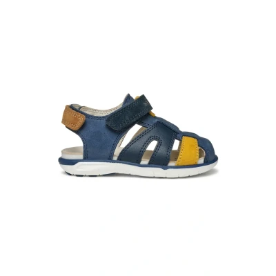 Afbeelding van Geox Outdoorsandalen voor kinderen, Maat: 21, dark navy yellow Schoenen