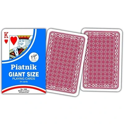Afbeelding van Able2 Reuzen Speelkaarten Groot Formaat 1 Set van 52 Kaarten + 2 Jokers