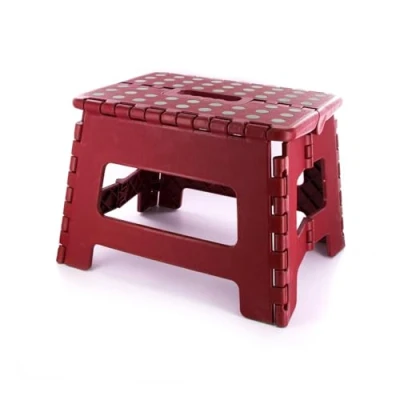 Afbeelding van Marchepied Tabouret Pliable Plastique Multi Usages Compact Coloris Aléatoire