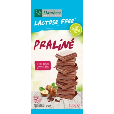 Afbeelding van Damhert Lactose Free Chocoladetablet praline glutenvrij