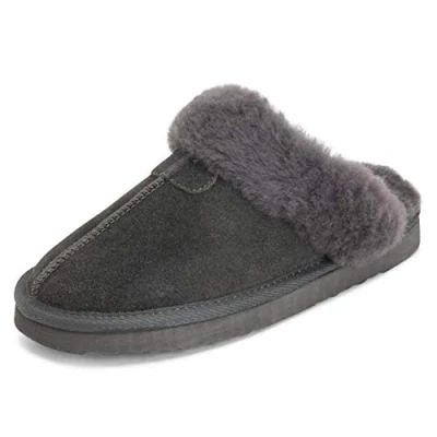 Afbeelding van Dames echt suede Australian Winter Warm Mules 6 GRE39 YC0216