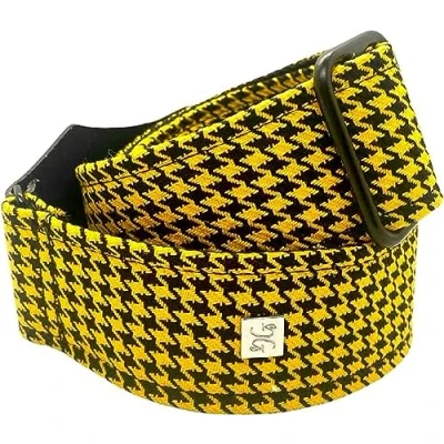 Afbeelding van Get&quot;;m Fly Collection Hounds Tooth Yellow gitaarband