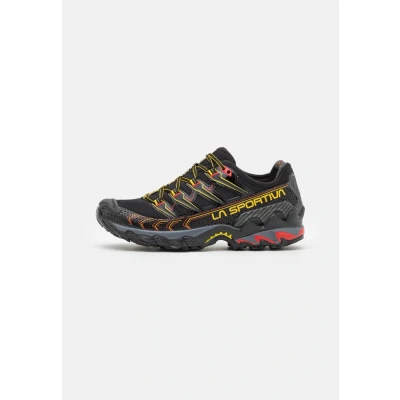 Afbeelding van La Sportiva Ultra Raptor II Trail hardloopschoenen, Heren, Maat: 45.5, Black/yellow Textiel/ synthetisch